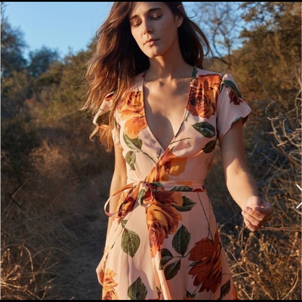 Christy Dawn Autumn Wrap Dress